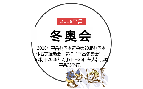 平昌 冬奥会冰球图标主副标题