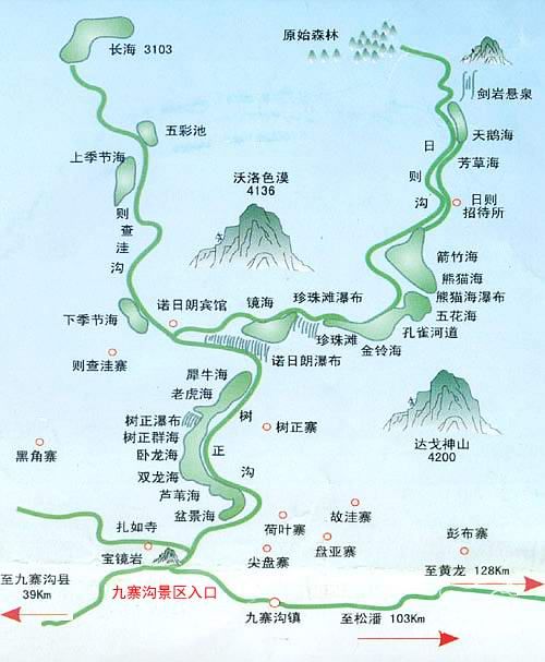 红池坝风景区地图图片